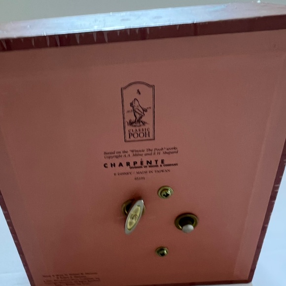 Rare Winnie The Pooh Music Box Vintage 1963 Disney Charpente - Picture 3 of 6